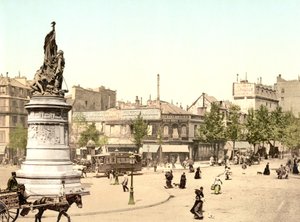 フランスの街並み（手描きの写真） 作： English School