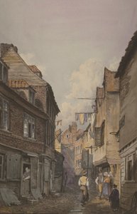 グリーアリー、バーモンドジー、1825年頃の図の表示（紙にトイレ） 作： English School