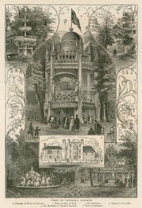 ヴォクソール庭園、ロンドンの景色 作： English School