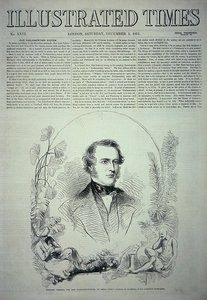 新インド総督カニング子爵、「The Illustrated Times」のイラスト 作： English School