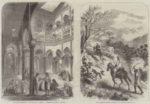 フランス皇帝のアルジェリア訪問（版画 作： English School