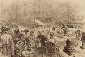 ウェールズの王子と王女とギリシャの王と女王の訪問、1876 作： English School
