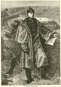 1870年11月、パリの前のモルトケによって 作： English School