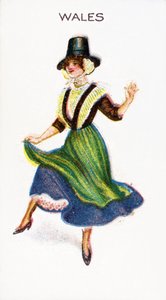 ウェールズ、タバコカード、1915 作： English School