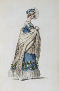 Ackermanns Repository of Artsのウォーキングドレス、ファッションプレート
