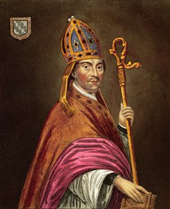 ウォルターステープルドン（1261-1326）、ボドリアンギャラリーでの絵画の後 作： English School
