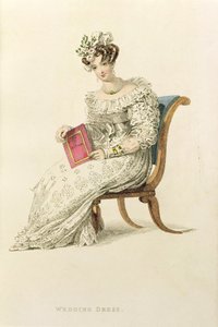 Ackermanns Repository of Artsのウェディングドレス、ファッションプレート 作： English School
