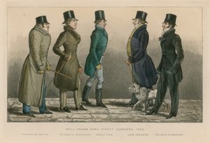 よく知られているボンドストリートラウンジャー、1820年
