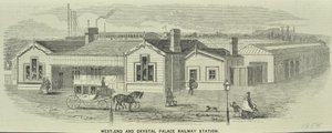 West End and Crystal Palace Railway Station, Queenstown Road 作： English School