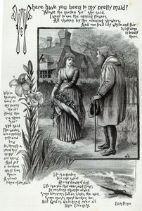 1888年の「レジャーアワー」から私のかわいいメイドさんはどこに行きましたか 作： English School