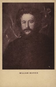 ウィリアム・モリス（1834-1896）イギリスのテキスタイルデザイナー、芸術家、作家（リトグラフ）