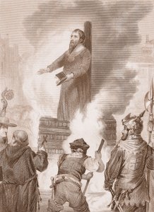 アーノルドに起因するウィリアム・ソートルの処刑、W.フレンチによって彫刻（リソ） 作： English School