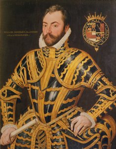 ウィリアム・サマセット（c.1527-89）第3ウスター伯爵、1569年 作： English School