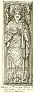 ウィリアム・オブ・ワイケハム、ウィンチェスターの司教、1367-1404 作： English School