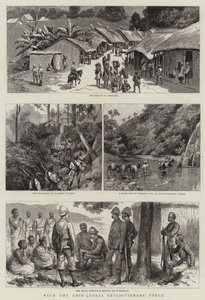 鎮西遠征軍と（彫刻 作： English School