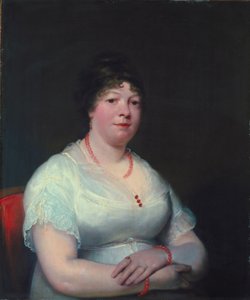 ローズクオーツジュエリーの女性、1810〜15年頃 作： English School