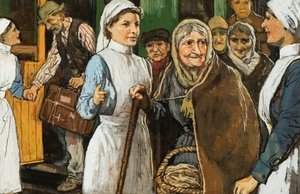 第一次世界大戦における看護師としての女性