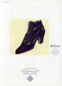 レディース靴の広告、1930年代