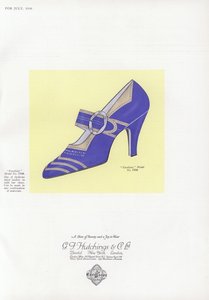 レディース靴の広告、1930年代