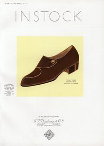レディース靴の広告、1930年代