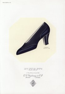 レディース靴の広告、1930年代