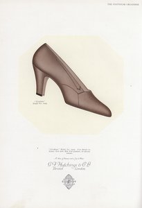 レディース靴の広告、1930年代