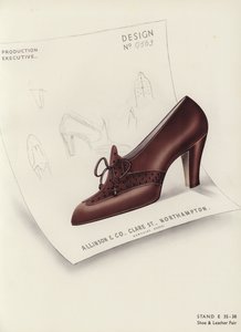 レディース靴の広告、1930年代