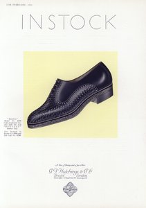 レディース靴の広告、1930年代