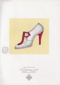 レディース靴の広告、1930年代