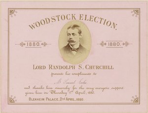ウッドストック選挙1880 作： English School