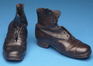 作業用ブーツ、1900年頃（革） 作： English School