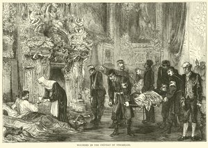 1871年1月、ベルサイユ宮殿で負傷 作： English School