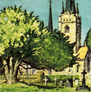 教会の庭のイチイ 作： English School
