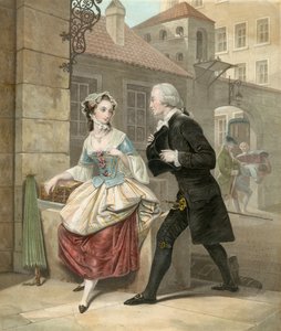 若い男が若い女の子との会話 作： English School