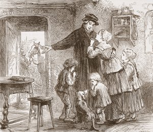 ジェームスエイトケンワイリー（1808-1890）によるパブのプロテスタンティズムの歴史からのイラスト。 1878 作： English School