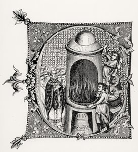 1878年にポールラクロアによって書かれ彫刻された、ウィリアムデュランによるDivinorum Officiorumによる歴史的な初期のC、中世およびルネサンスの科学と文学からのイラスト 作： English School English School