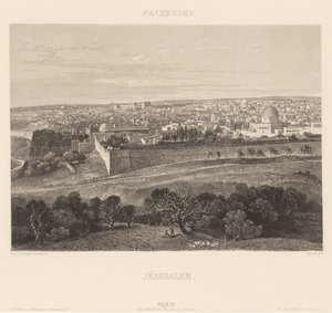 エルサレム 作： Engraving by Friedrich Salathé