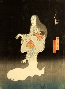 市川 よねぞ あｓ テェ Ｇ補ｓｔ おｆ お岩、 １８６５。 作： Enjaku