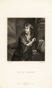 Enoch Seeman the Youngerのポートレート。ダンツィヒ出身の肖像画家で、画家の父に連れられてロンドンにやってきた。 作： Enoch (after) Seeman