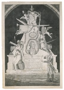 祖国の父、c。 1800年（網目紙にエッチングを施した点描と線彫り） 作： Enoch G. Gridley