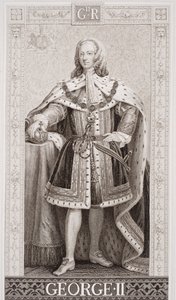 「英語とスコットランドの歴史のイラスト」第II巻のジョージII（1683-1760） 作： Enoch Seeman