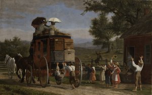 ペミゲワセットコーチ、1899年 作： Enoch Wood Perry
