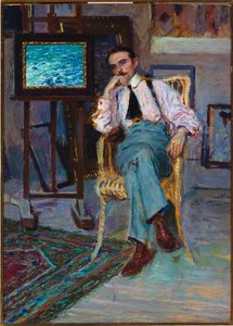 画家アントニオ・ディスコボロの肖像、1903