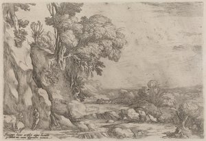 牧夫が休む風景 作： Ercole Bazicaluva