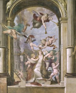 聖母マリアの戴冠式 作： Ercole Procaccini