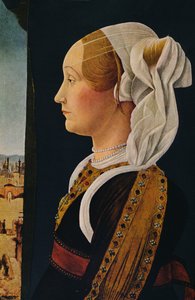 「ジネヴラ・ベンティヴォーリオ」、1474～1477年 作： Ercole de