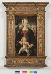 マドンナと子供、1470-80 作： Ercole de Roberti
