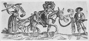 トガリネズミ（ "Frau Seltenfried"）（簀の紙の木版画）