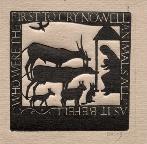 動物のすべて: ノーウェルを最初に泣いたのは誰? 作： Eric Gill