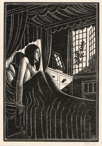 秋の真夜中 作： Eric Gill